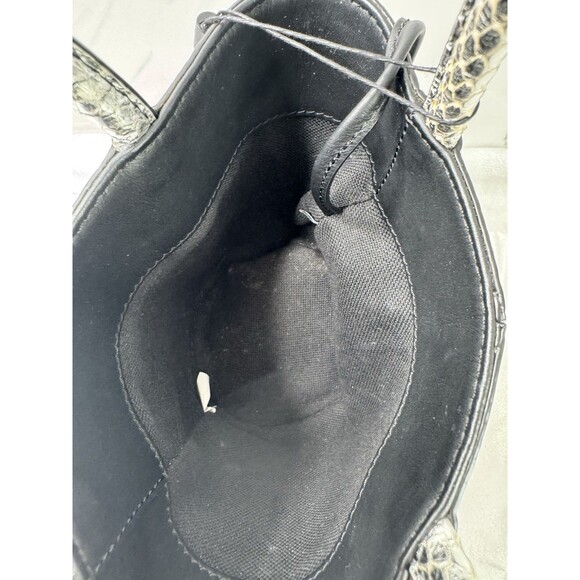 Authentic Alexander Wang Roxy Metallic Checkboard White Black Mini Bucket Bag - Picture 15 of 16